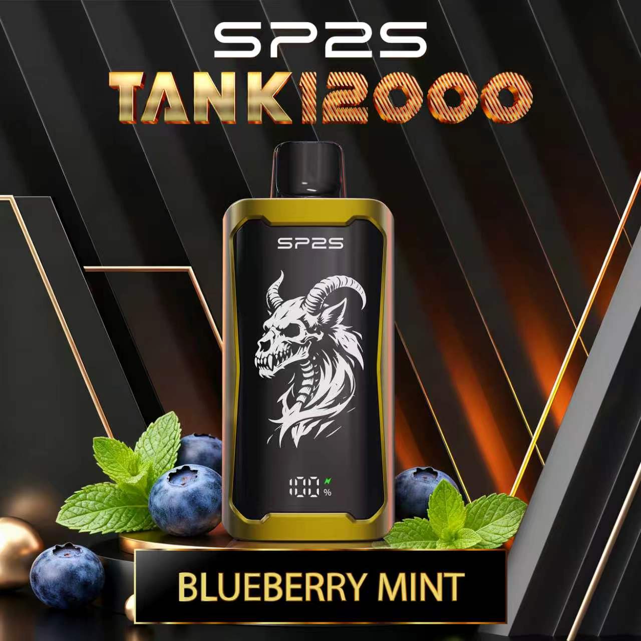 SP2S Tank 12000 Blueberry Mint