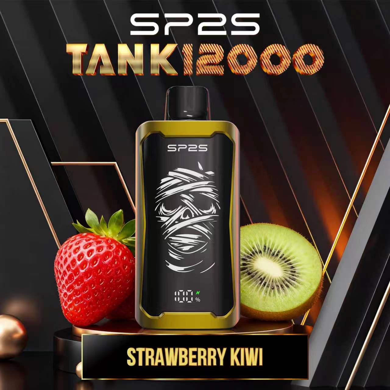 SP2S Tank 12000 Strawberry Kiwi