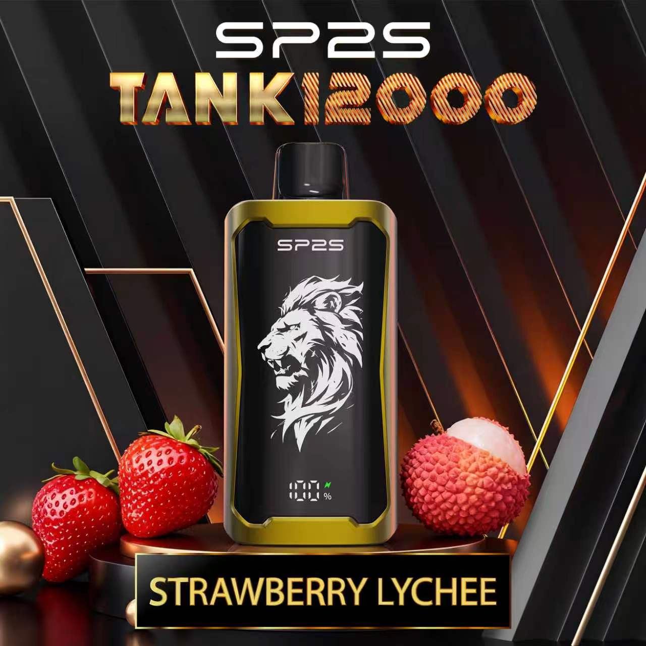 SP2S Tank 12000 Strawberry Lychee